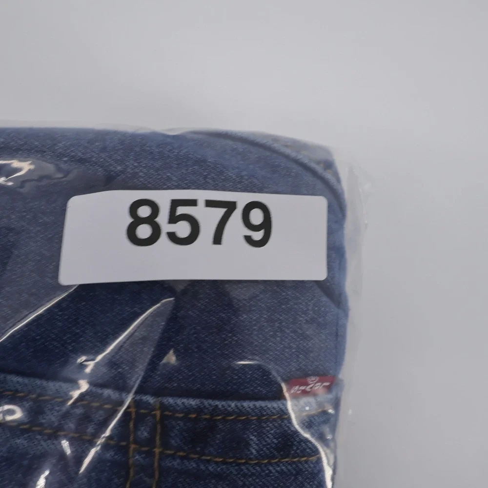 Levi's 505 Regular Fit Jeans Blue 100% Cotton Denim Mens 42x30